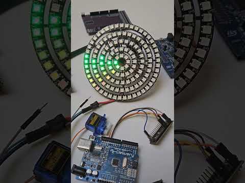 Arduino LED Rainbow Radar