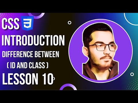 CSS Introduction ID & Class Difference | Lesson - 10 #codewithhaiderali #cssintroduction