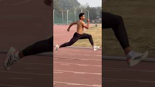 Bounding🏃Proper force applied into the ground #trendingnow #virelshorts #youtubeshorts #plyometrics