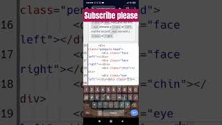 CSS Transformation by building a Penguin step 56 #ytshorts#youtubeshorts#freecodecamp #htmlcss#reels
