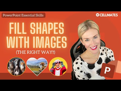 🟧Fill Shapes and Backgrounds with Images THE RIGHT WAY - Crop and Fill in PowerPoint☝️