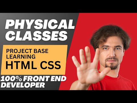 Modern Header in  HTML & CSS | Physical classes