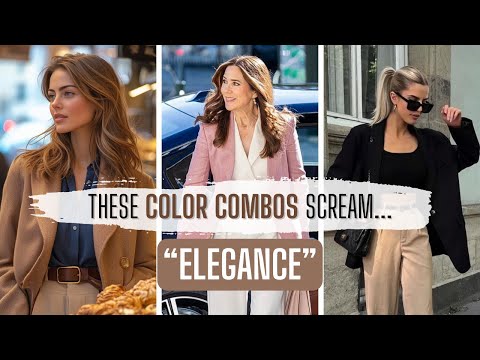 Top DESIGNER APPROVED Color Combinations To Look Effortlessly Elegant at All Ages