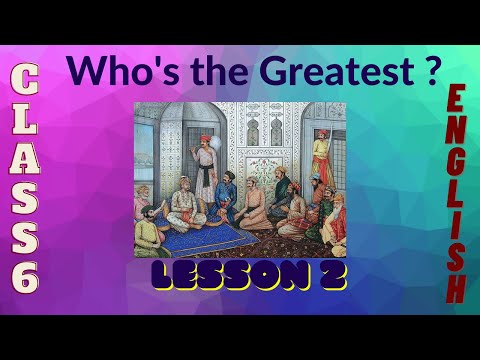 Who's the Greatest Unit-1Lesson 2 |  Class 6  | English  | Maharashtra State Board  |