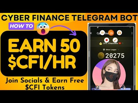 HOW TO START MINING ON CYBER FINANCE||NEW TELEGRAM BOT