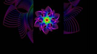 Python Turtle 🐢 graphics design 26 colorful flowers 🌹🌻💐 design #flowers #programming #python #viral