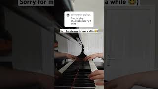 Chopin Ballade No. 1 Coda #piano
