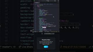 Reactive Glass card #html #css #tutorial #reactiveglass #card #csscard #htmlcss #coding #progmasters