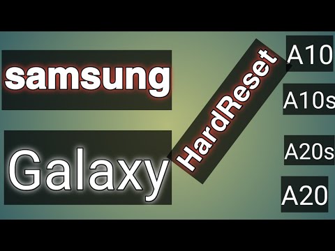How to Hard reset  samsung Galaxy A10 A10s ||How to hardreset in samsung galaxy A20 A20s A50