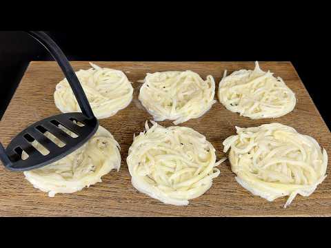 You've never cooked potatoes so deliciously in 10 minutes! A new trick with potatoes!