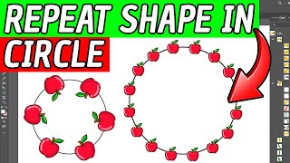 Repeat Any Shape Around A Circle In Illustrator 2026 (Fast And Easy)