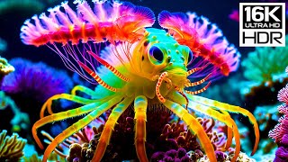 🐠 16K HDR Coral Reefs: A Peaceful Flow of Ocean Colors with Gentle Piano Ambience