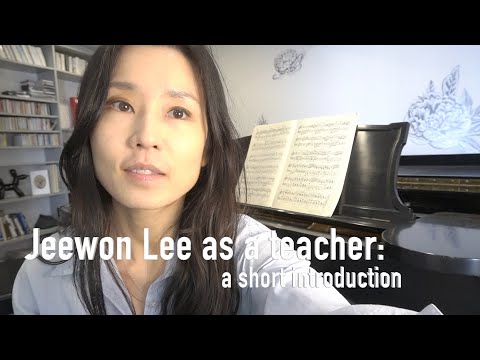 Jeewon Lee as a teacher: a short introduction