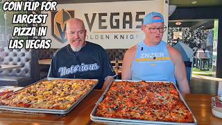 Largest Pizza in Las Vegas x 2 - featuring @HEAVY_D