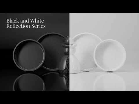 Royal Delft | The Black and White Reflection Series | Tone-on-tone reflection