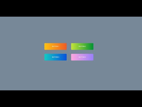 Design a Stunning 3D Gradient Button | HTML, CSS Tutorial
