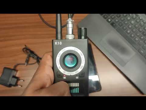 K18 GPS Detector Spy Cameras & Trackers Detection Guide chupe Hue camere ka pata lagaen is device se
