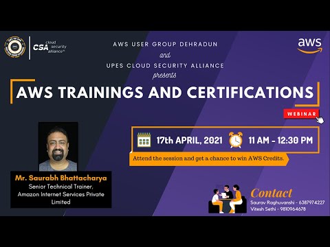 AWS Trainings and Certifications