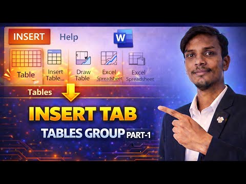 How to Create a Table in MS Word | Step-by-Step Tutorial || Part 01 #MSWordTutorial #TableInMSWord