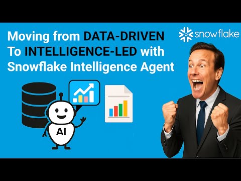 Snowflake Intelligence Demo: AI driven analysis across different data domains using both data & docs
