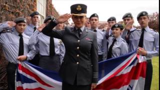 Defense News   Carol Vorderman salutes with RAF Air Cadets for #SaluteOurForces