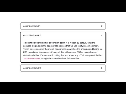 Bootstrap 5 Accordion Customization