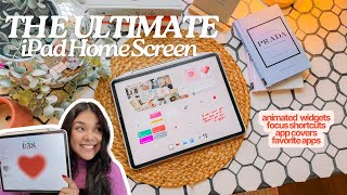 My 2024 iPad Setup | Productive & Aesthetic  👩🏻‍💻💗 fave widgets + apps, focus, shortcuts