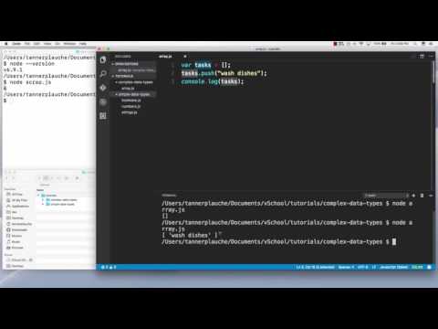 Pushing Data to Arrays
