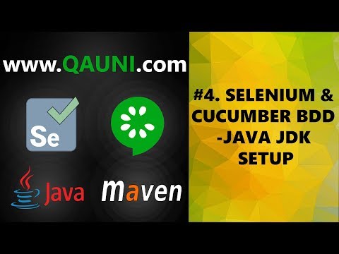 Selenium & Cucumber BDD – Tutorial 04/32: Java JDK Setup