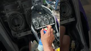 Four cylinders are really good #Motorcycle #Motorcycle maintenance #EngineRepair #Maintenance