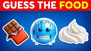 Guess The WORD By Emojis? 🤔✅❓ FOOD Edition | Emoji Quiz 2026