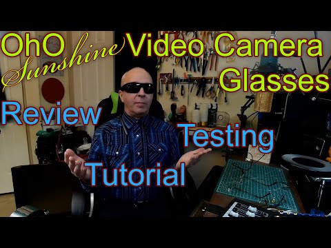 OhO Sunshine Video Camera Glasses Review, Testing And Tutorial