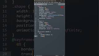 Animated Shapes | HTML CSS