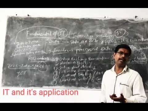 IT AND ITS APPLICATION