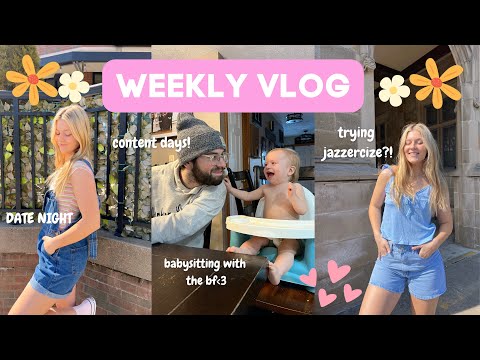 WEEKLY VLOG | trying jazzercize + work + content days