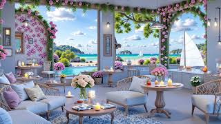 Smooth Jazz 4K & Coffee Moments ☕ Relaxing Spring Jazz Music for Relaxing Jazz Instrumental Music