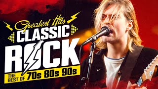 Classic Rock Greatest Hits 70s 80s 90s - Nirvana, Pink Floyd, Eagles, Queen, Def Leppard, Bon Jovi