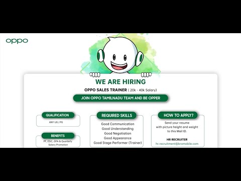 OPPO Trainer Recruitment Video