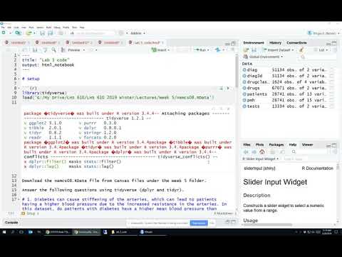 7-4 Interactive Data Analysis - Live Coding - Converting an R Notebook into an R Markdown Document