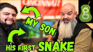 I Travel 2000 Miles To Set Up My Son's Baby Ball Python In An Adult Sized Cage