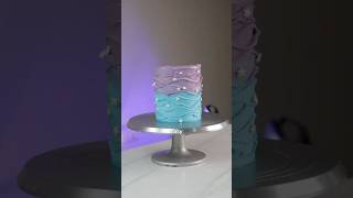 How to make a wave effect on a cake 🌊