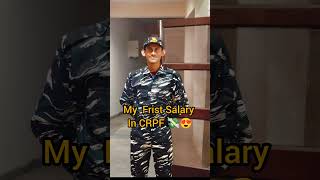 My Frist Salary 😍💸Ssc gd CRPF Frist Salary|| life ka pehla kamai #crpf  #firstsalary    #viralshorts