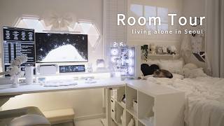 𝐑𝐨𝐨𝐦 𝐓𝐨𝐮𝐫🏠집순이가 하루종일 있고 싶은 공간🛏️3.5평 작은방 룸투어, 데스크셋업