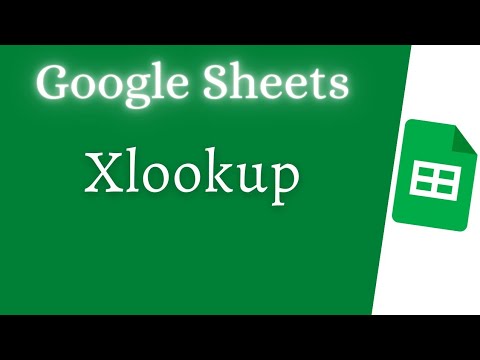 Xlookup in Google Sheets