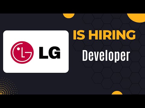 LG is hiring Developer #itjobs #jobs #it #fresherhiring #jobs #itjobs #wfh #applyjobs #software