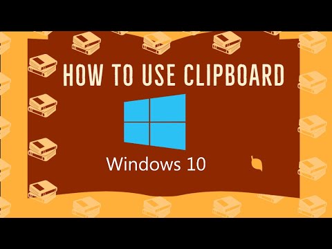 How to use clipboard in Windows 10 | Windows 10 clipboard | Using Clipboard on windows 10