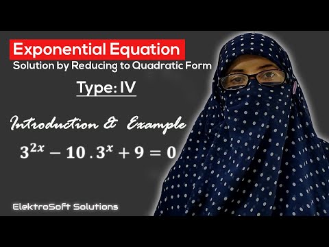 How to Solve Exponential Equation in Quadratic Form - Using Substitution Method (Part-1) Urdu/Hindi