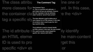7 Comment Tag #shorts  #codingtips #coding #programming #html
