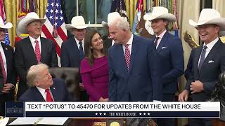 President Trump Participates in a Bill Signing Ceremony, Dec. 12, 2025