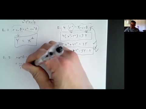 Converting Polar Equations to Rectangular Equations (and vice versa)